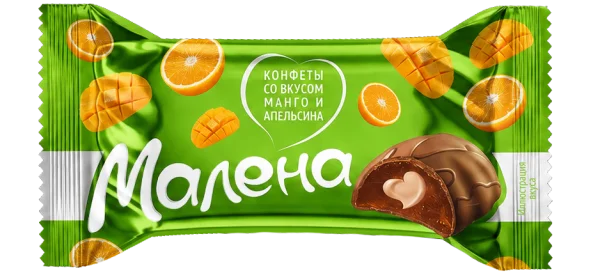МАЛЕНА со вкусом манго и апельсин, 1 кг