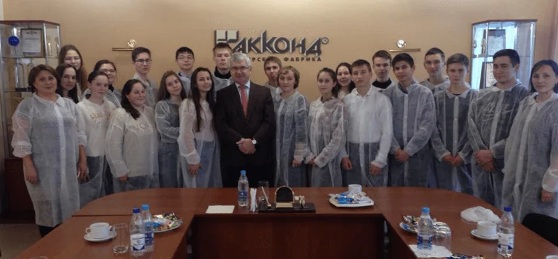 Кондитерскую фабрику "АККОНД" посетили учащиеся Урмарской школы Кондитерскую фабрику "АККОНД" посетили учащиеся Урмарской школы