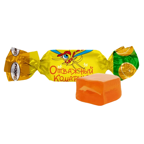 ОТВАЖНЫЙ КОМАРИК со вкусом апельсина, 1 кг
