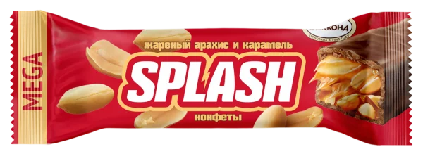 SPLASH (СПЛЭШ) жаренный арахис и карамель мега, 1 кг