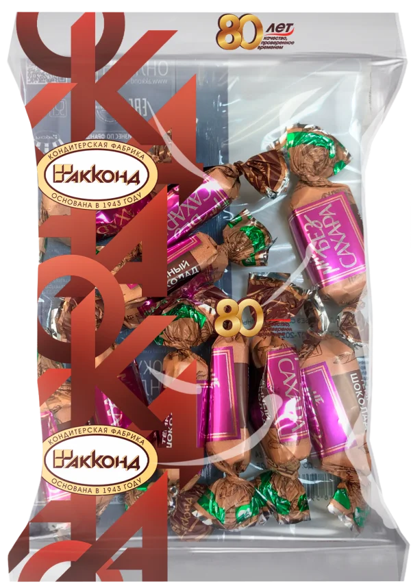 МНЕ БЕЗ САХАРА тёмный мини-шоколад, 85 г