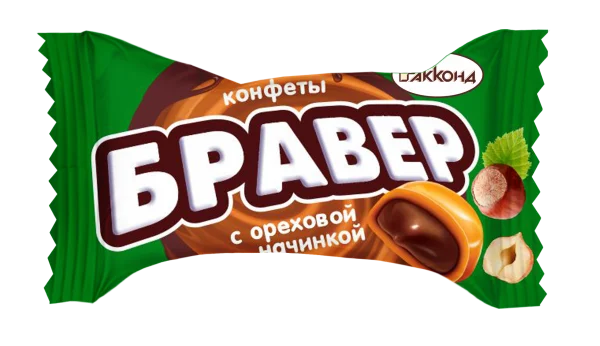 БРАВЕР с ореховой начинкой, 1 кг
