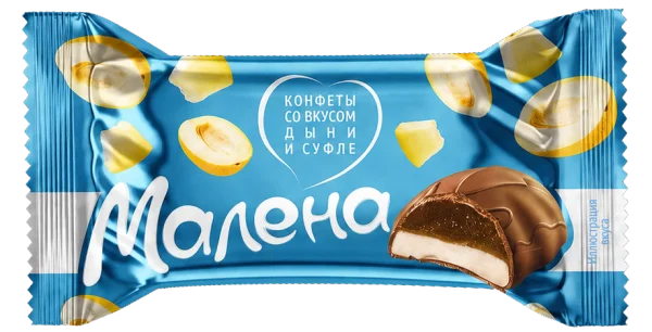 МАЛЕНА со вкусом дыни и суфле, 1 кг