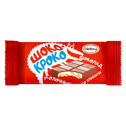 choco◆値下げ相談OK 38 ШОКО-КРОКО со злаками молочный, 23 г