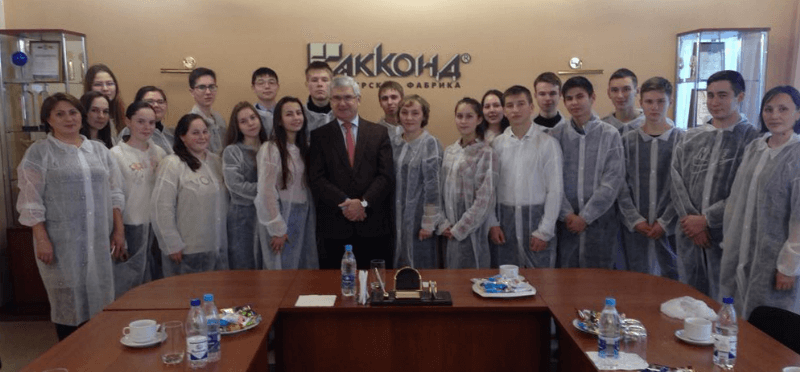 Кондитерскую фабрику "АККОНД" посетили учащиеся Урмарской школы Кондитерскую фабрику "АККОНД" посетили учащиеся Урмарской школы