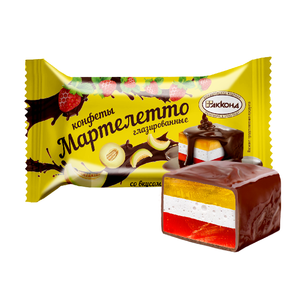 МАРТЕЛЕТТО со вкусом дыни-клубники